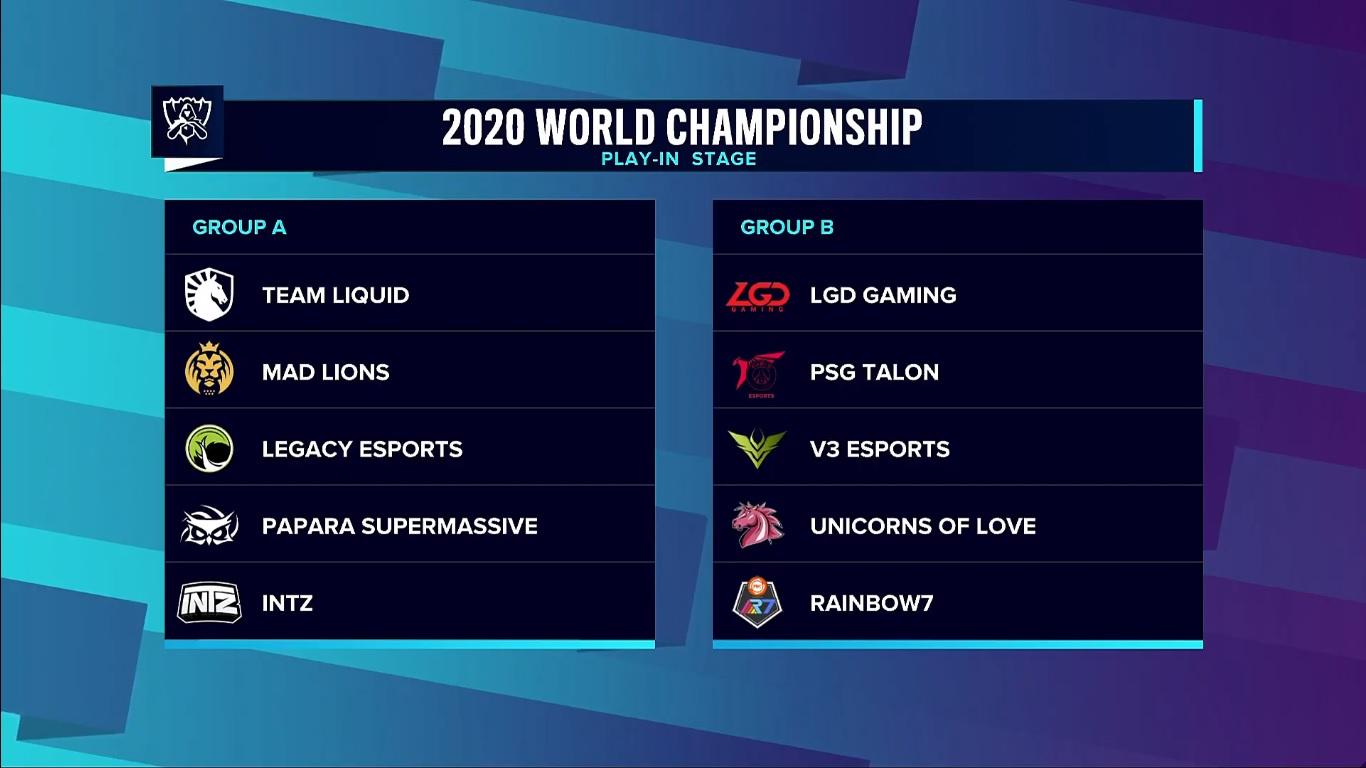 INTZ e MAD Lions fazem o primeiro jogo do mundial 2020 no dia 25 de setembro às 5h